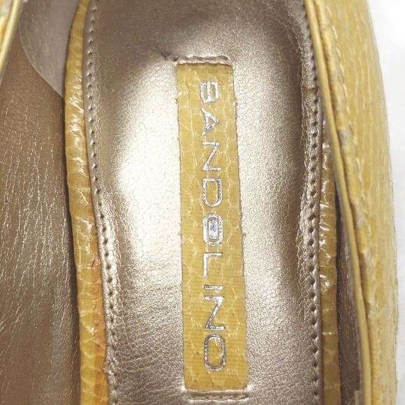 Bandolino MYLAH Faux Snakeskin Heels 6 - Picture 4 of 12